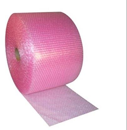 Plastic Pink Air Bubble Rolls, for Stuff Packaging