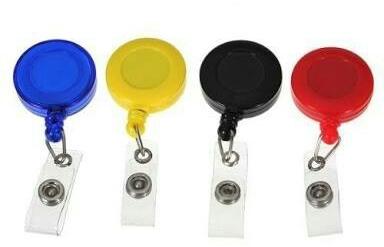 Circle oval Retractable Badge Reel, Size : 3.5