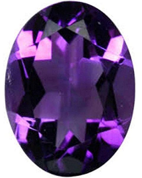 Hexagonal Gemstone Amethyst Stone, for Jewelry Making, Healing, Feature : Good Looking