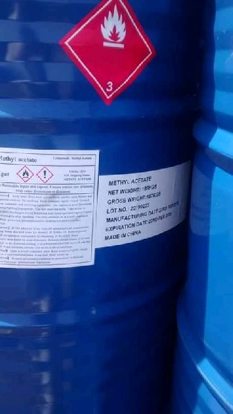 X599G Methyl Acetate, for solvent many resins oils., CAS No. : 79-20-9