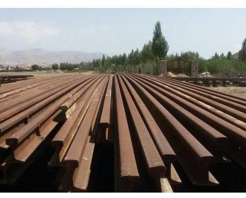 Bar Iron rail track scrap, for Circle Use, Melting, Re-rolling, Recycling, Form : Solid