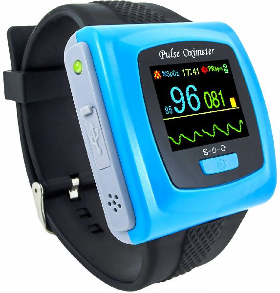 FDA CE Wrist Fingertip Pulse Oximeter, Display Type : Digital