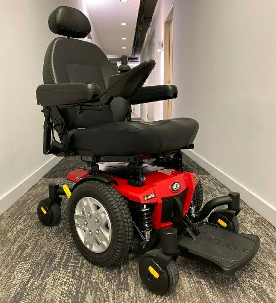 JAZZY 600 ES Power Wheelchair, for Hospital Use, Color : Black