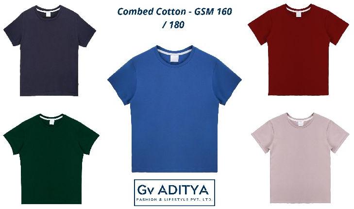 Combed Cotton Round Neck T-Shirts