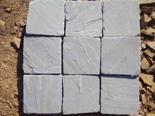 Square Kandla Grey Sandstone, for Construction, Size : Standard