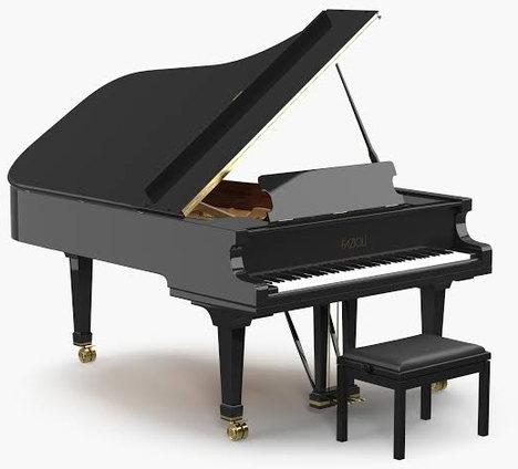Wood Grand Piano, Color : Black, Brown etc