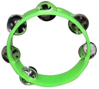 Round Plastic Musical Tambourine