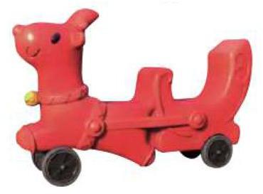 Plastic Smarty Twin Rider, Color : Red