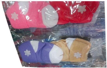 Cotton Baby Socks, Pattern : Printed