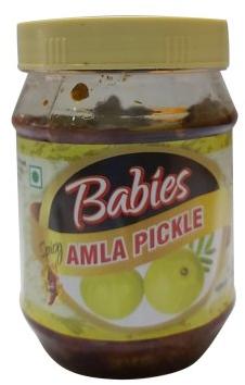 Babies Spicy Amla Pickle, Packaging Type : Plastic Jar