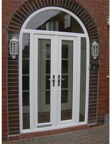UPVC Arch Door, Frame Color : White