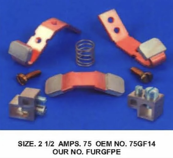 PE 2.5 AMPS 75 Electrical contacts