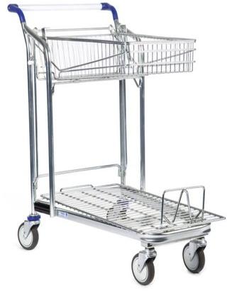 Stainless Steel Movable Luggage Trolley, for Moving Goods
