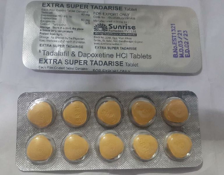 Extra Super Tadarise Tablets, Medicine Type : Allopathic