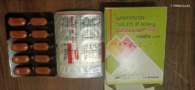 Gabatop-800 Tablets, Medicine Type : Allopathic
