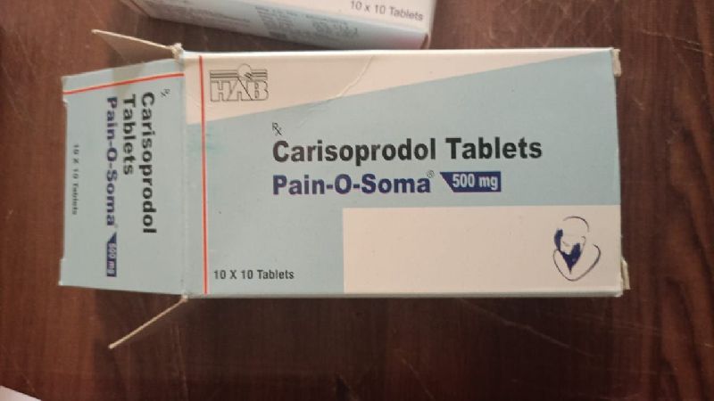 HAB Pain-O-Soma 500 mg Tablets, Medicine Type : Allopathic
