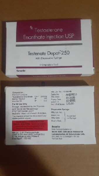 Liquid Testenate Depot-250 Injection, Medicine Type : Allopathic