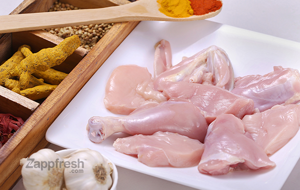 Chicken Curry Cut - Zappfresh, for Cooking, Hotel, Restaurant, Packaging Type : Pe Bag, Poly Bag
