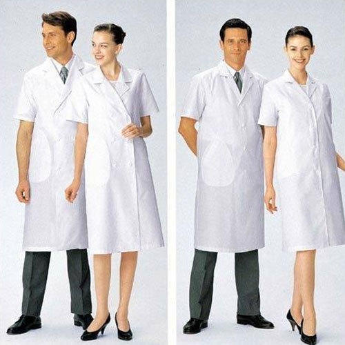 Plain Cotton Hospital Staff Coat, Size : Standard