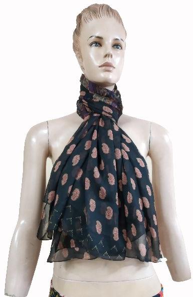 Chiffon Printed Fancy Scarves, Age Group : Adults