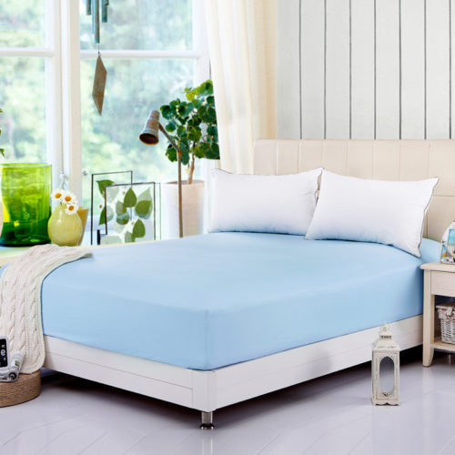 Sleepsoft Plain Memory Foam Mattress, Color : Blue