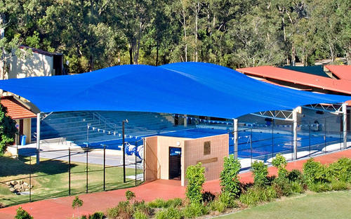 Tensile Fabric Swimming Pool Shed