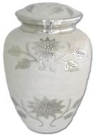 Large Pearl Florentine Cremation Urn