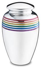 Pride Rainbow Cremation Urn
