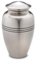 Brass Radiance Pewter Cremation Urn