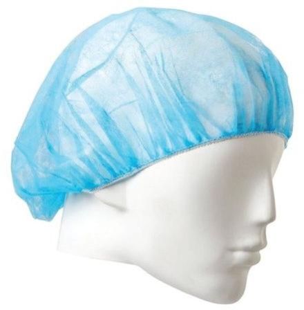 PP Non Woven Disposable Bouffant Cap, Size : 15' / 16' / 18' / 21'