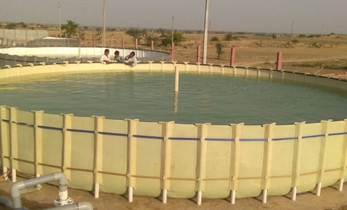 Round PVC Coated Fabric Aquaculture Tank