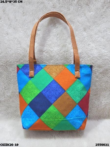 Stylish Ikkat Cotton Printed Bags