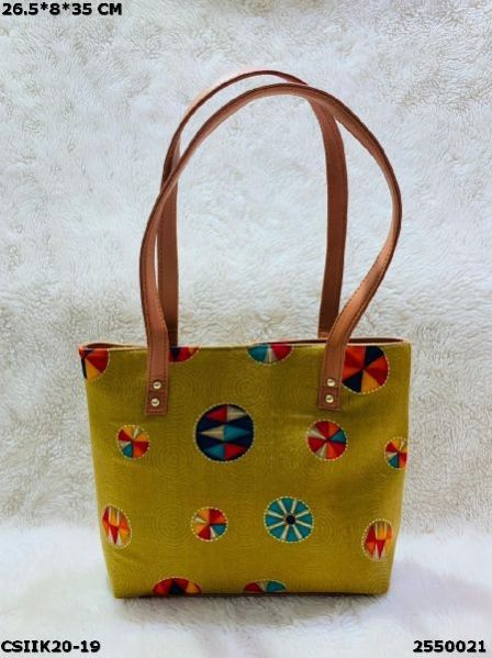 Stylish Ikkat Cotton Printed Bags