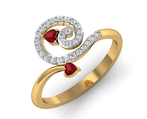 Buy Gia Tourmaline & Diamond Ring in India