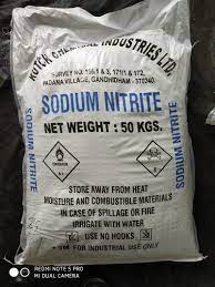 Kutch Chemicals Sodium Nitrite, For Industrial, Grade : Technical Grade