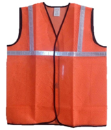 Evion Reflective Orange 1500-1 Safety Jacket, Size : M, Xl