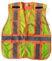 Evion Reflective Green GM-OP4 Safety Jacket, Size : Xl
