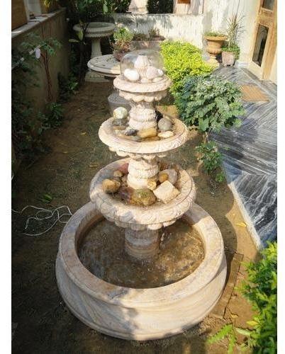 Polished Stone 3 Tier Indoor Fountain