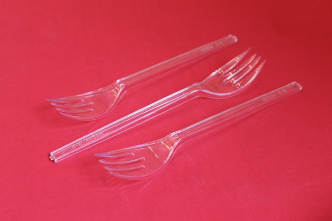 Disposable Fork, Color : Transparent