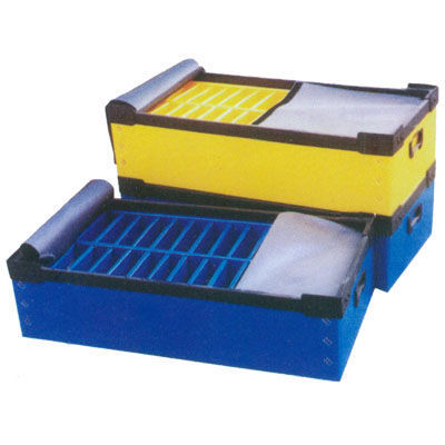 Corona Treated Polypropylene (PP) pp flute boxes, Color : Blue