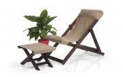 Mango wood Deck Chair Foot Stool