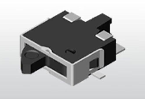 Square Plastic Detector Switch, Color : Black