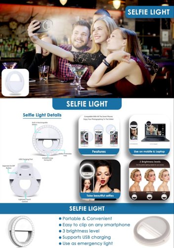 Selfie flash light