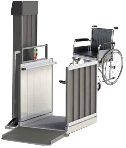 Polished 10-15kg Metal Wheelchair Lift, Feature : High Density, Rust Proof