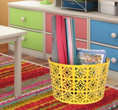 Kids Round Toy Basket