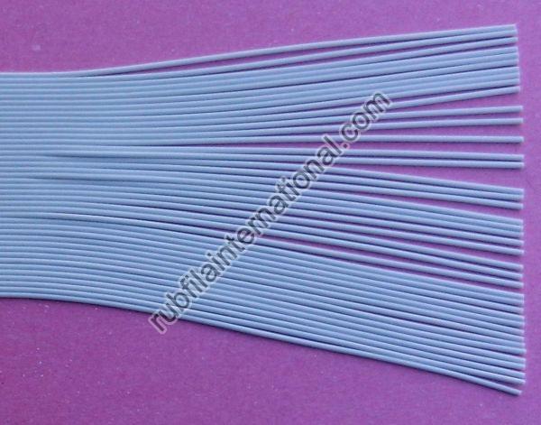 Talc Coated Rubber Thread, Pattern : Plain