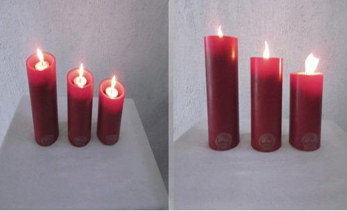 D-light Paraffin Wax Glowing Pillar Candles, Dimension : 3, 4, 6 inches