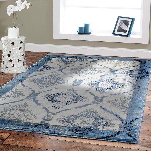 Rectangle Indoor Rugs, for Easy Washable, Perfect Finish, Pattern : Plain, Printed