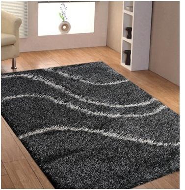 Cotton Shaggy Rugs, for Bathroom, Home, Hotel, Pattern : Plain, Printed