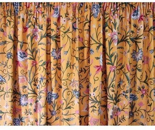 Hand Embroidered Window Curtain